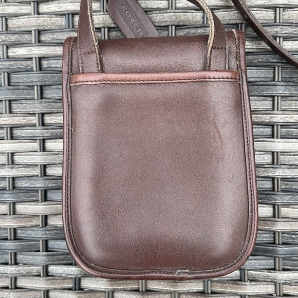 COACH Vintage Small Sidepack - Brown Leather/Brass - Picture 14 of 16